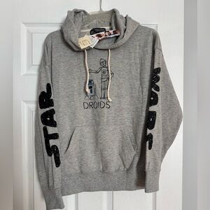 NWT-CUBE SUGAR!-RARE! Star Wars Gray Hoodie Sz M Med